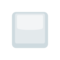 White Medium-Small Square emoji on Facebook